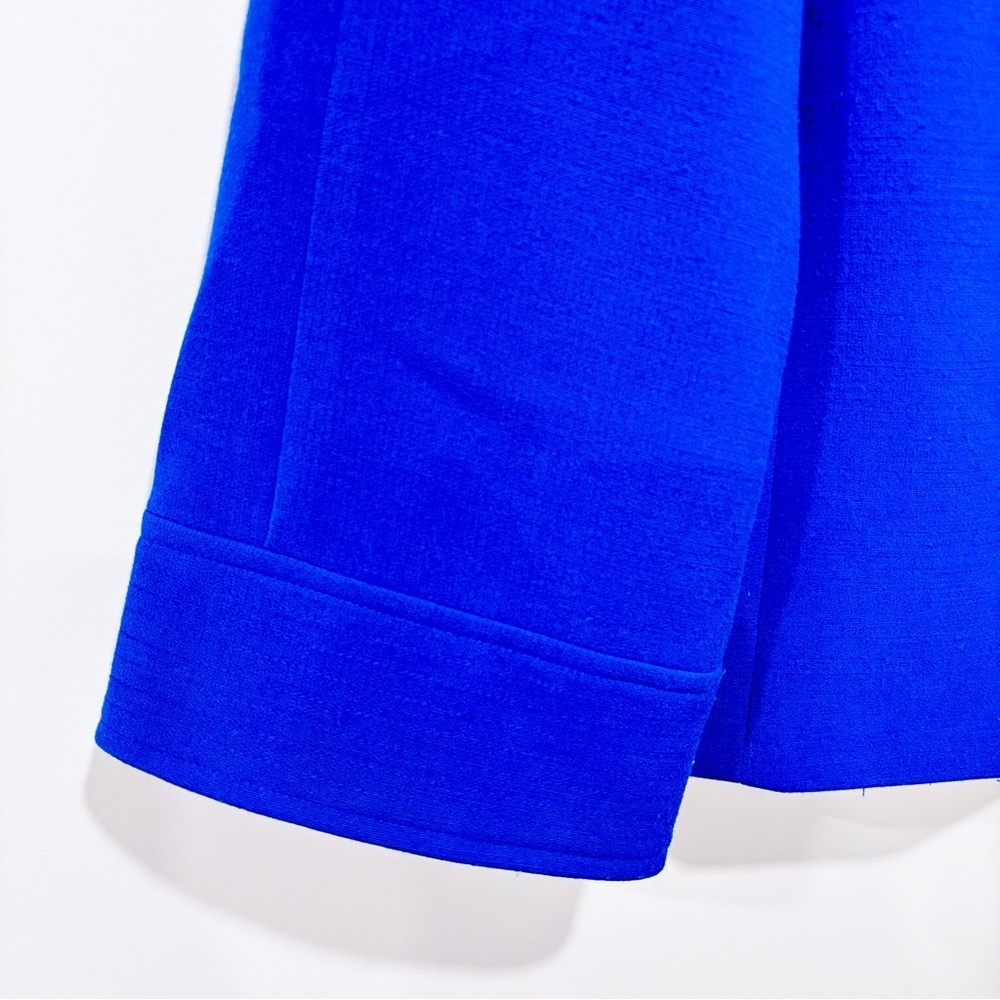 TAHARI ASL Indigo Cropped Blazer Double Breasted Jacket‎ Size 6 - Picture 6 of 10
